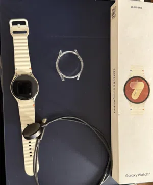 Samsung Galaxy Watch 7 - 40mm - Cream - ساعة سامسونج جالاكسي Galaxy Watch7 - لون ابيض كريمي للبيع