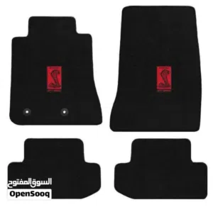 دواسات موستينج شيلبي gt 350 اصلية موديل 2015-2021 black floor mats carpet shelby gt 350
