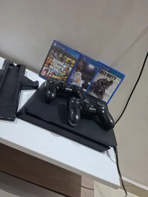 PS4 Slim 500GB CUH-2016A Pack كامل - الجهاز نقي 100% CUH-2016A سيري 20
