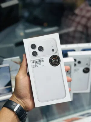 iPhone 17promax white silver brand new one year official warranty