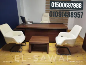 مكتب مدير خشب  mdfاسباني مستورد مكاتب مديرين مكاتب مودرن  manager  office اثاث مكتبي