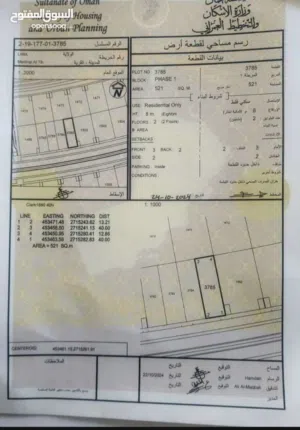 Residential Land for Sale in Al Batinah Liwa