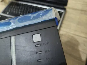 لاب توب وبرنامج ثري سوفت تبع الكافيهات مع طابعه فواتير