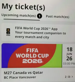 تذاكر كأس العالم 2026