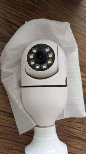 كمرا دكيه دو جوده عاليه  دفع عند لاستلام تواصل  على شات من لمنصه E27 Bulb Surveillance Camera
