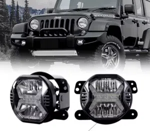 Fog lights كشافات Jeep Wrangler جيب رانجلر new حديث LED