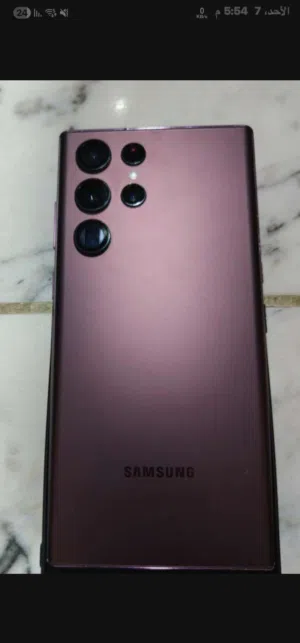 s22 ultra  مستعمل ذاكره 265 سعره 500 قفل