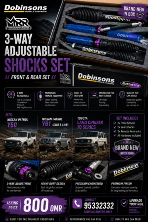 Dobinsons MRR 3-Way Adjustable Suspension shocks