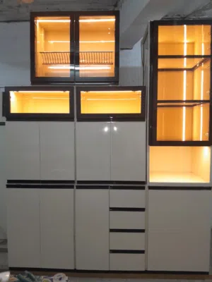 مطبخك عدى 7 م تصنيع مطابخ كلادينج فايبر خشمونيوم بولاك جميع انواع المطابخ