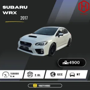 Subaru WRX 2017 gcc / سوبارو وكالة عمان جير عادي