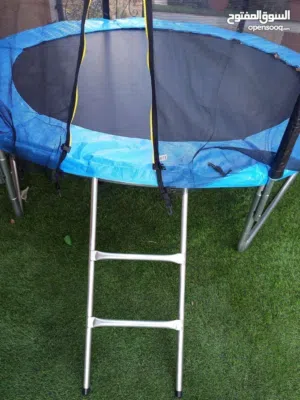 ترامبولين حديد ثقيل 2.44 سم جديد بالكرتونه مميزة