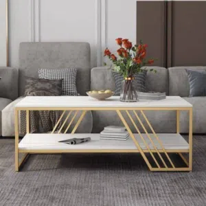 طاولة قهوة عصرية – لمسة فخامة لجلسات العيد