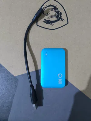 هارد تيرا خارجي SSD ماركة black wolf وية الراك كامل مكمل خارجي