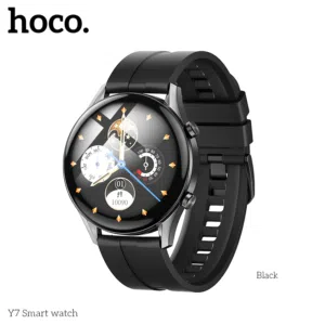 HOCO Y7 Smart watch ساعة هوكو  رجالة مميزة جدا تدعم 13 وضع رياضي  تتبع النوم و ضربات القلب بشكل ممتا
