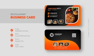 Business Cards, Menus & Packaging