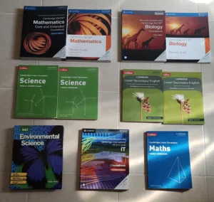 للبيع كتب دراسية (منهج كامبريدج وكولينز)