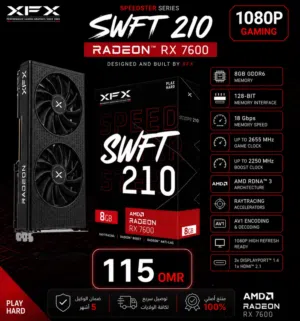 AMD Radeon RX Series Available by  XFX متوفرة كروت شاشة