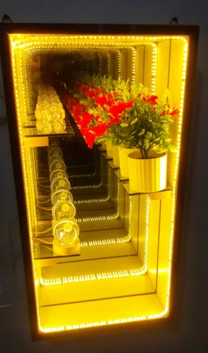 لوحات 3D وديكور مع ساعات وانارة مميزة