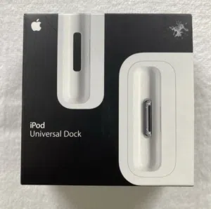 ابل ايبود iPod Universal Adapters and Dock with full box (VERY RARE) 2004/2005