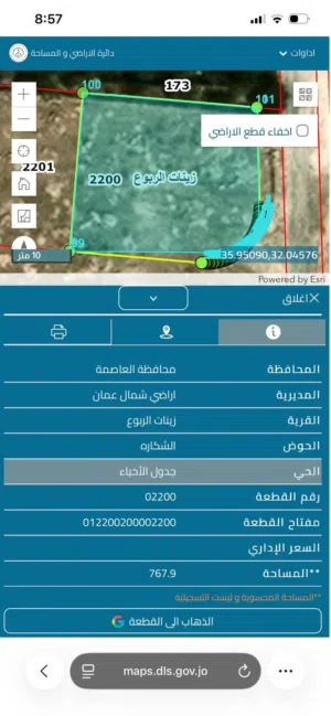 Residential Land for Sale in Amman Shafa Badran