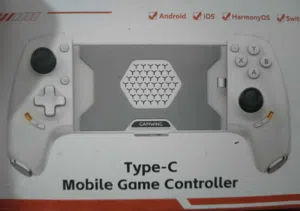الشحن مجانااااا قابل للتفويض يد تحكم Gamwing Type-C للموبايل (زيرو تأخير) - بحالة الزيرو بالعلبة