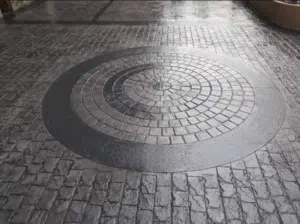 باطون ملون ومطبع Stamped concrete