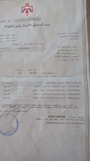 Farm Land for Sale in Irbid An-Nuayyimah