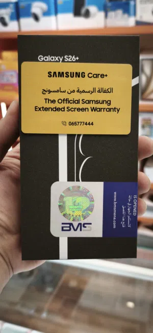 Samsung Galaxy S26 Plus سعة: 512GB رام: 12GB جديد بسعر الحررررق من اقوى الاجهزة الحديثة كفالة BMS