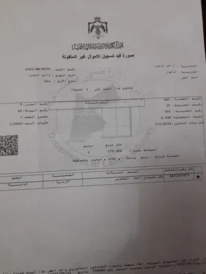 قطعة أرض مميزة للبيع في ناعور – قرب كازية السلام