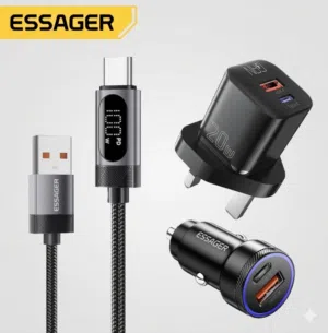 شواحن وكابلات شركة Essager الأصليّة جودة وسرعة وحماية وضمان