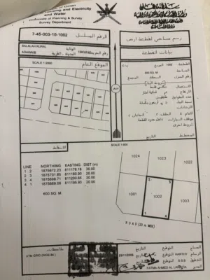 Mixed Use Land for Sale in Dhofar Salala