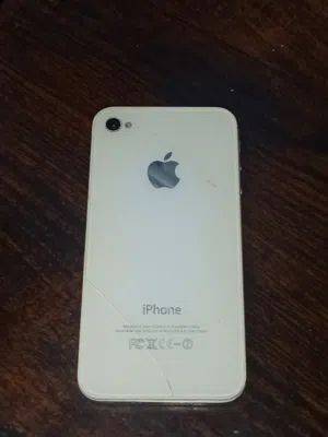 ايفون 4 للبيع للقطع او للتجميع بدون بطارية واسلاكه 100 (قابل للتفاوض)