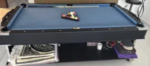 Ultimate 3-in-1 Multi-Game Hub  Billiards Air Hockey & Ping Pong - Urgent Sale!