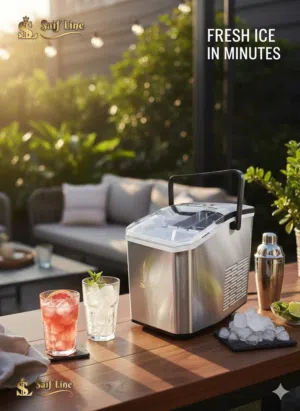 ماكينة صنع الثلج من Saif Line   استمتع بمشروبات باردة في أي وقت مع ماكينة الثلج العملية من Sa