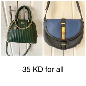 DKNY bag and Ninewest bag