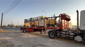 JCB and Wacker Tower light with generator
