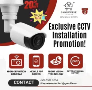 Secure Your Home & Business — CCTV Installation + Smart Home Solutions  20% OFF!
