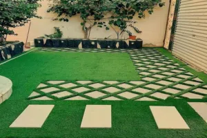 عمل المناظر الطبيعية( اللاند سكيب )  هو فن ترتبب وتنظيم وتنسيق الحدائق بطريقة تجمع الجمال والراحة