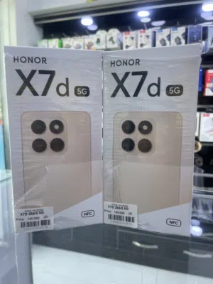 Honor X7d 5G (256 GB / 8 RAM) جهاز هونر الجديد كليا متوفر الان لدى ليما موبايل بافضل سعر بالسوق