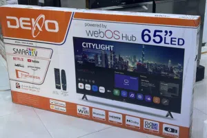 شاشة ديكو 65 سمارت 4k و توصيل مجاني