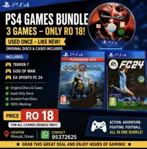 PS4 Games used but used once ,like new