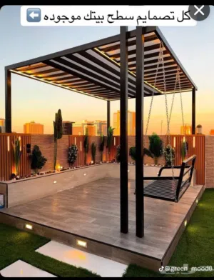 تنسيق حدائق و غرف زجاجيه و مجلس خارجي و جميع انواع أعمال الحداده و الدهانات