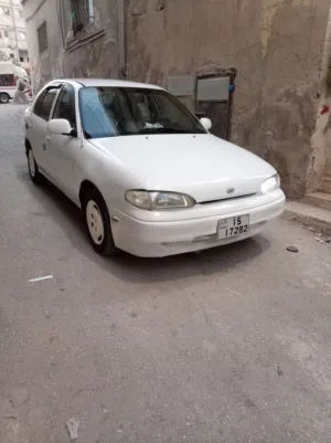 هو نادي اكسنت مديل 1996 السيارة تبارك الرحمان من فوضه بشكل كامل مرخصة سنه كاملة