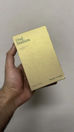 عطر عود ستاليون اصلي متبقي منها 40 مل من اصل 50 مل Oud stallion original perfume used