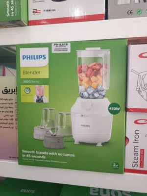 عرض نااار على خلاط فيليبس 450 واط بسعر حرق سعة 1.9 لتر