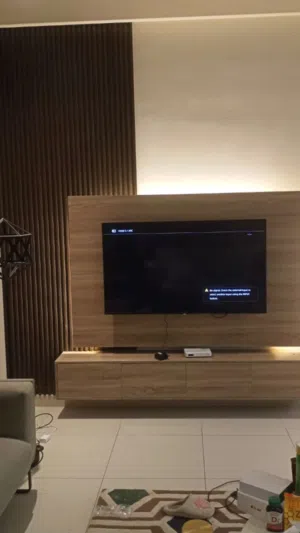 ديكور راقي للتلفزيون استعمال شهر فقط