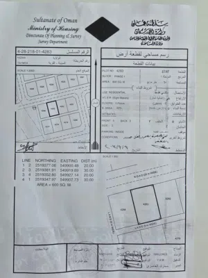 Residential Land for Sale in Al Dakhiliya Nizwa