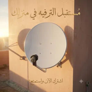 صحن التقاط القنوات الفضائية مع الرأس (عدد 2)