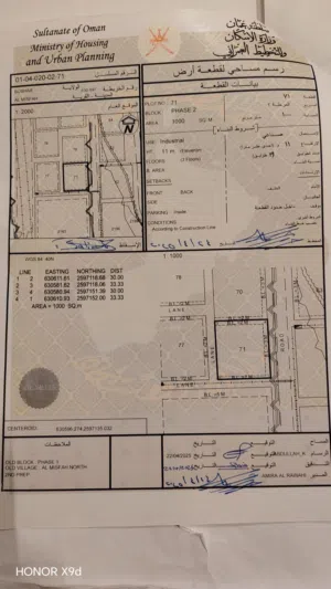 Industrial Land for Sale in Muscat Ansab