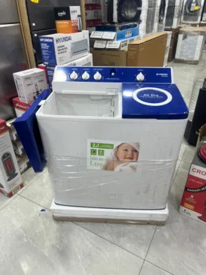 غساله فريش حوضين الجديده كليا حجم 17 ك بسعر حرق